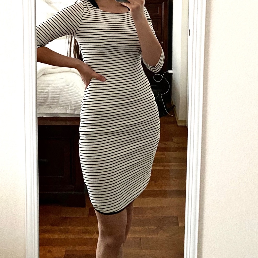 Bodycon Striped Dress